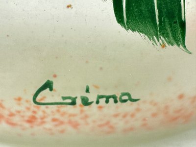 Vase en verre à décor des Groseilles 
