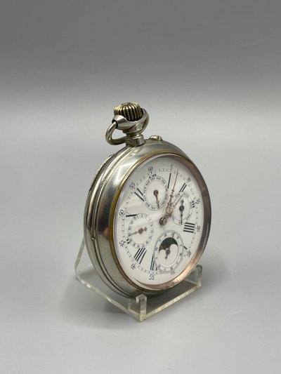 Triple Calendar Pocket Watch Circa 1880