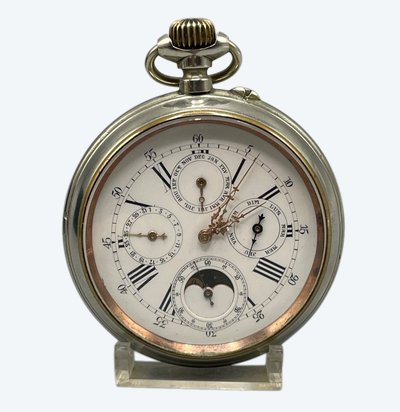 Triple Calendar Pocket Watch Circa 1880