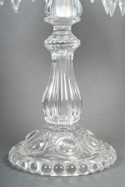A Pair Of Baccarat Crystal Candlesticks