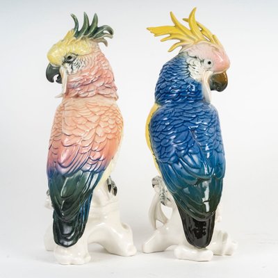 Coppia di sculture in porcellana, Sassonia - Karl Ens Volkstedt