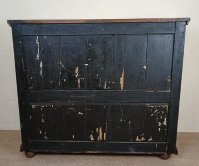 Buffet coloniale d'epoca Napoleone III con intarsi a decoro orientale