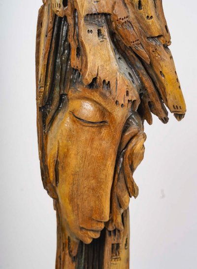 Skulptur Eido Alhussein, Syrischer Bildhauer