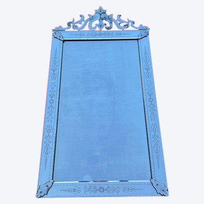 Large Murano 1930 mantel mirror