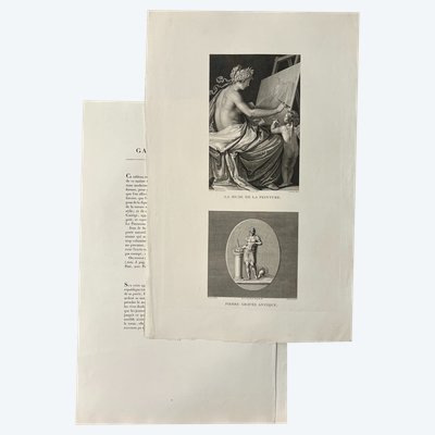 Die Muse der Malerei, Johannes von St. Johannes, Mutius Scaevola, Ätzradierung