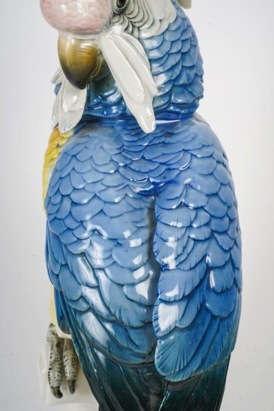 A Pair of Porcelain Sculptures, Saxony - Karl Ens Volkstedt