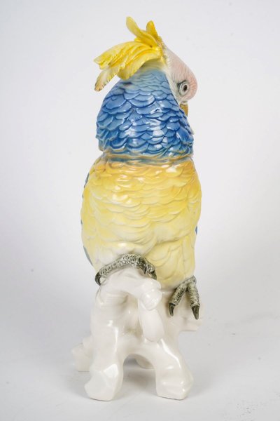 A Pair of Porcelain Sculptures, Saxony - Karl Ens Volkstedt