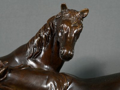 Bronzo "Cavalli arabi", da P-J. Mène - Inizio del XX secolo