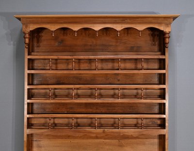 Buffet Vaisselier aus Kirschbaum Blond, Stil Louis XV - Mitte XIX.