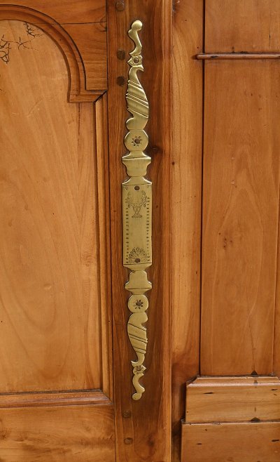 Buffet Vaisselier aus Kirschbaum Blond, Stil Louis XV - Mitte XIX.