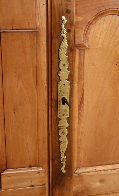 Buffet Vaisselier aus Kirschbaum Blond, Stil Louis XV - Mitte XIX.