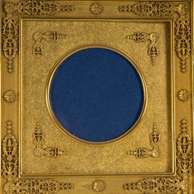 Un Cadre Photo Paravent En Bronze Doré, Fin XIXème Siècle