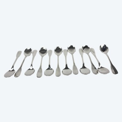 Twelve uniplat/Valois ERCUIS ice cream scoops