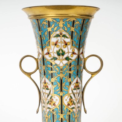 A Cloisonné Bronze Cup by F. Barbedienne