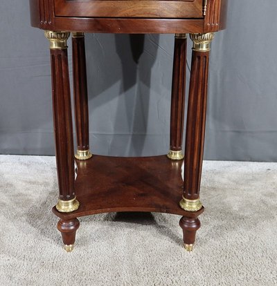 Petite Table Tambour en Acajou, style Louis XVI – Fin XIXe