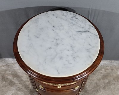 Petite Table Tambour en Acajou, style Louis XVI – Fin XIXe