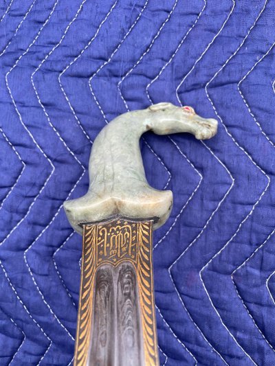 Pugnale Khanjar India Giada XIX secolo