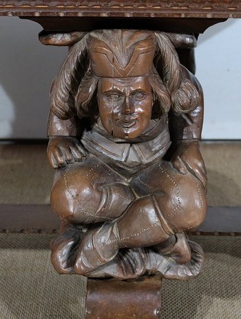  Tavolino in ferro battuto e marmo, J.M. Rothschild – 1950