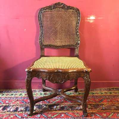 Rare pair of crossbow chairs, Regency period