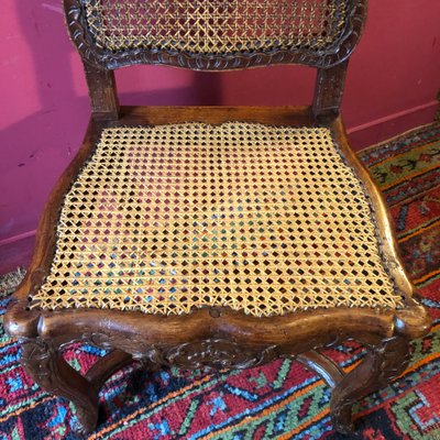 Rare pair of crossbow chairs, Regency period