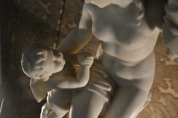 Marble subject after FALCONET, F.BARBEDIENNE editor