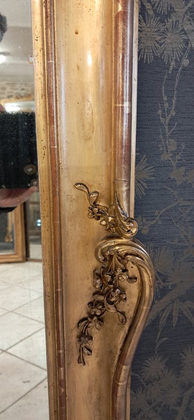 Specchio del XIX secolo in stile Luigi XV 170 x113