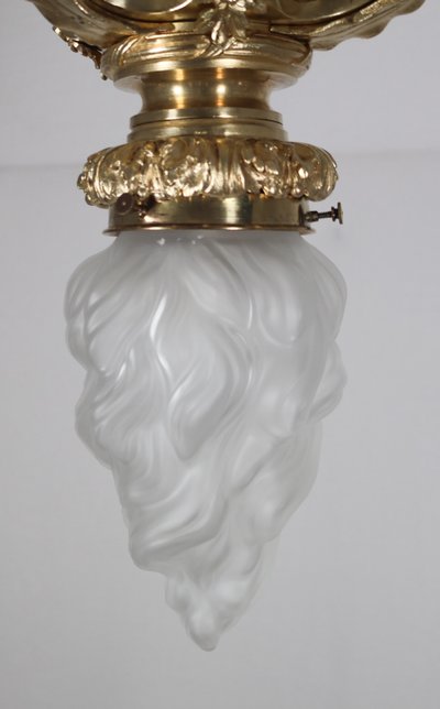 Lustre en bronze doré  A Delafontaine  époque Napoléon III 