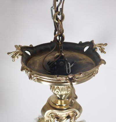 Lustre en bronze doré  A Delafontaine  époque Napoléon III 