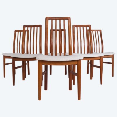 6 Kai Kristiansen Danish chairs