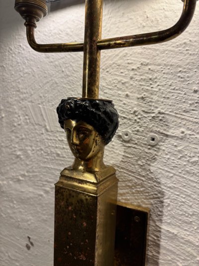  Coppia di applique anni '50