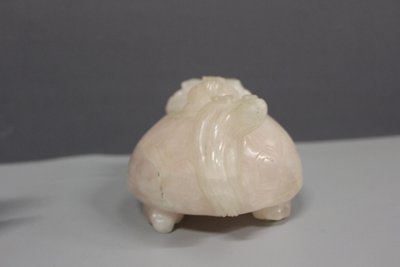 Schildkröte Aus Rosenquarz , China XX