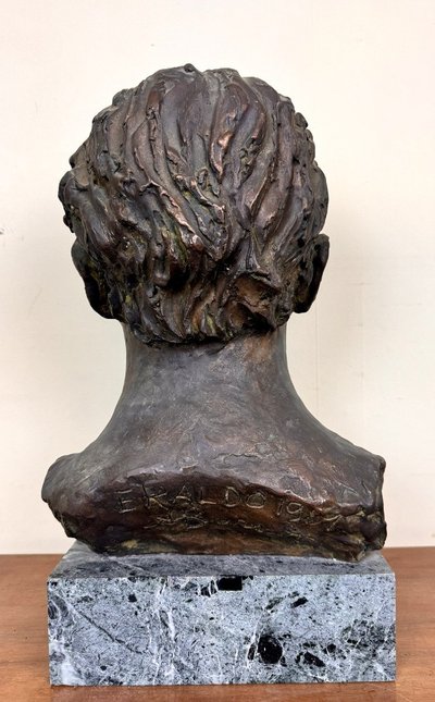 Important Bronze on Terrace Signed and Dated
