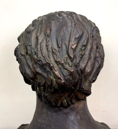 Important Bronze on Terrace Signed and Dated