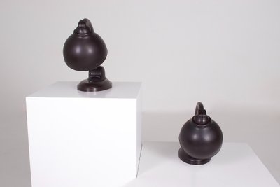 Paire de lampes Art Déco en bakélite.
