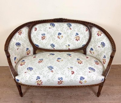 Louis XVI Style Basket Bench