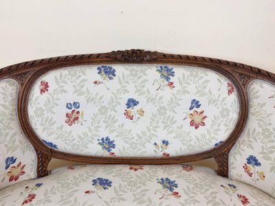 Louis XVI Style Basket Bench