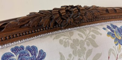 Louis XVI Style Basket Bench