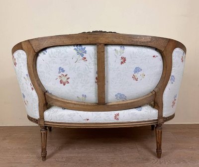 Louis XVI Style Basket Bench
