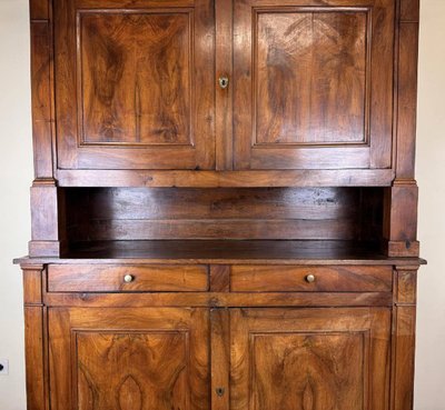 Credenza in due parti in stile Impero