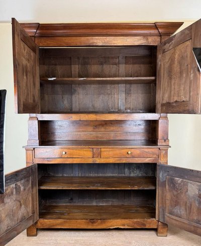 Credenza in due parti in stile Impero
