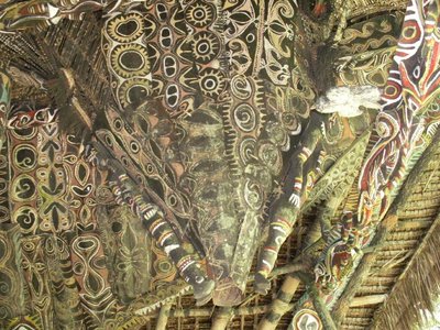 Pangal, Ecorce peinte, art tribal, art océanien, Océanie,  Papouasie Nouvelle Guinée