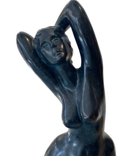 Jean LANIAU (1931) Nudo femminile Bronzo con patina blu Prova 2/8