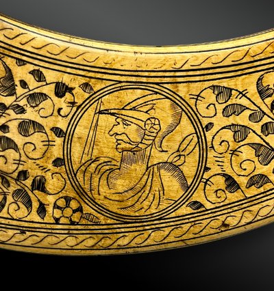Grande bastoncino di polvere - Europa - XVII secolo
