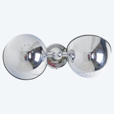 Maison Jansen. Suspension in chromed metal. Circa 1970. LS6174208M