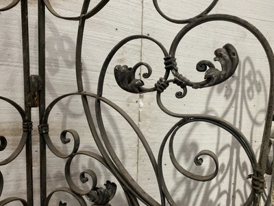 Four-leaf wrought-iron partition XX century