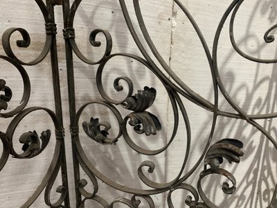 Four-leaf wrought-iron partition XX century