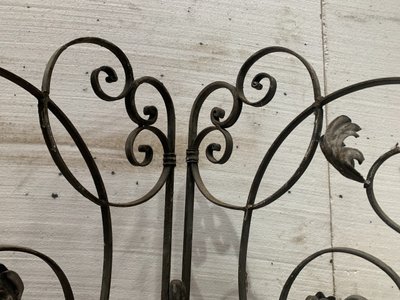 Four-leaf wrought-iron partition XX century
