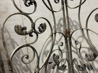 Four-leaf wrought-iron partition XX century