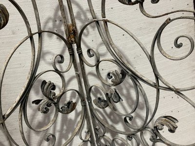 Four-leaf wrought-iron partition XX century