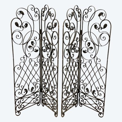 Four-leaf wrought-iron partition XX century